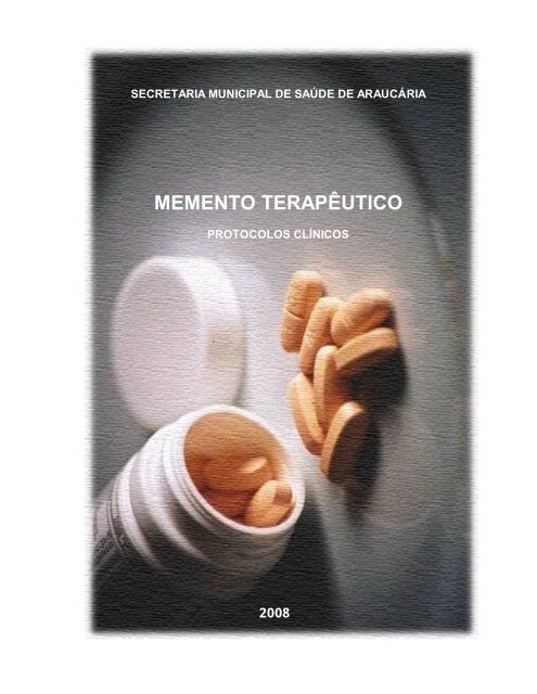 MEMENTO TERAPÊUTICO - Prefeitura do Município de Araucária