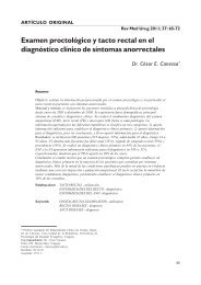 Examen proctológico y tacto rectal en el diagnóstico clínico de ...