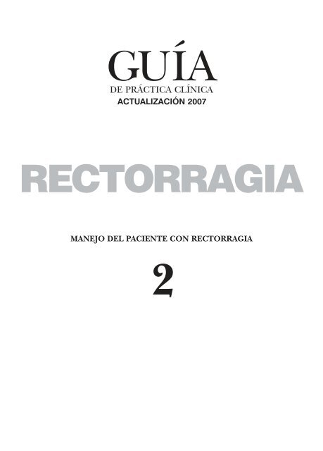 Doc. Rect - Guias en Gastroenterología