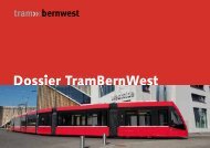 Tram Bern West: Dossier allgemein - Bernmobil