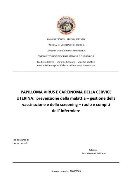 papilloma virus e linfonodi ingrossati