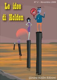 Rivista online - Le idee di Holden - N° 2 - Giovane Holden Edizioni