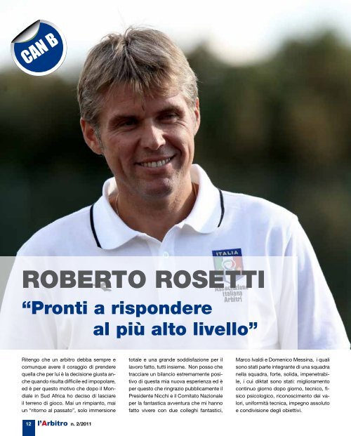 "l'Arbitro" in PDF - Associazione Italiana Arbitri