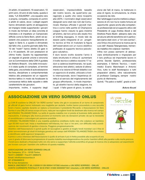 "l'Arbitro" in PDF - Associazione Italiana Arbitri