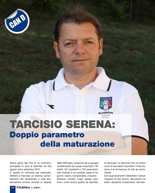 "l'Arbitro" in PDF - Associazione Italiana Arbitri