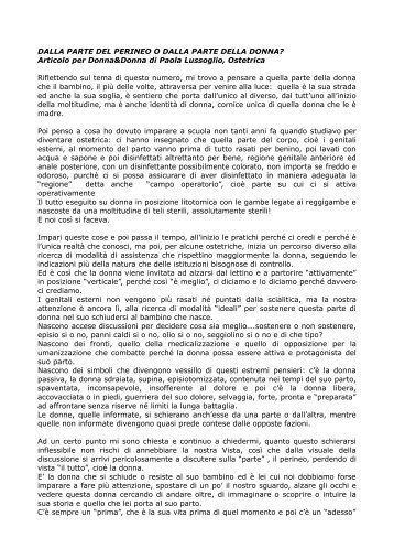 DALLA PARTE DEL PERINEO.pdf - Paola Lussoglio