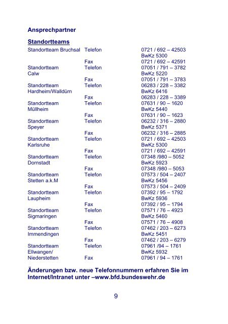 berufsförderungsdienst stuttgart - Bundeswehr