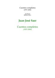 Saer, Juan Jose – Lugar - Lengua, Literatura y Comunicación ...