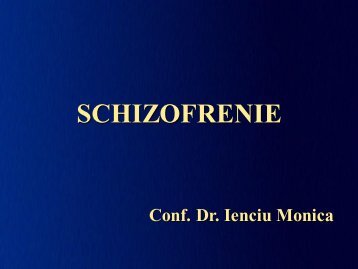 schizofrenia - Psihiatrie Timisoara