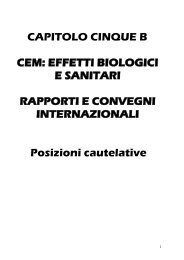 Cap. 5b - Posizioni Conservative e Cautelative - MEDNAT.org