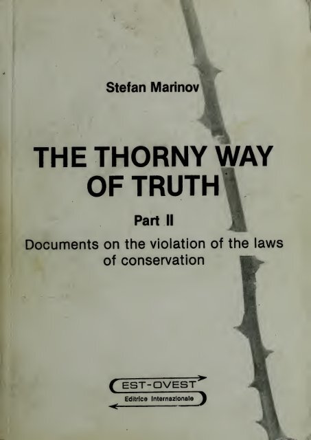 The Thorny Way Of Truth Free Energy Community