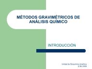 métodos gravimétricos de análisis químico