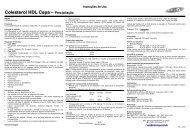 Colesterol HDL Cepa – Precipitação - MBIOLOG - Diagnósticos