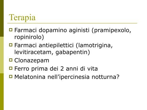 Scarica la Relazione - Fondazione Disturbi del Sonno