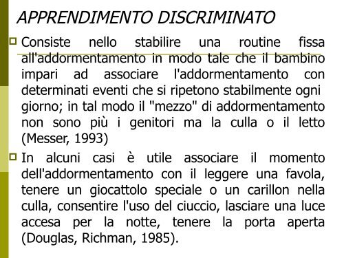 Scarica la Relazione - Fondazione Disturbi del Sonno