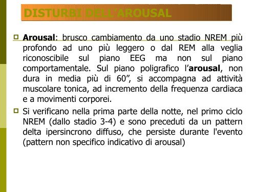 Scarica la Relazione - Fondazione Disturbi del Sonno