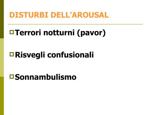 Scarica la Relazione - Fondazione Disturbi del Sonno