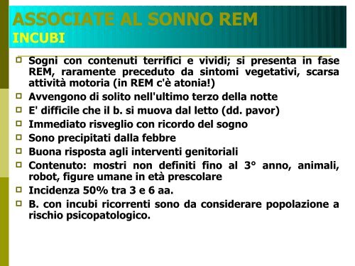 Scarica la Relazione - Fondazione Disturbi del Sonno