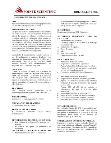 POINTE SCIENTIFIC - Grupo Moscaro, SA de CV