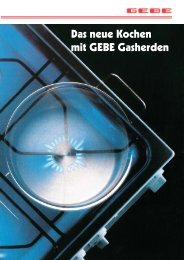 Gasherde - Strebel