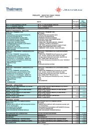 Preisliste als PDF-Datei öffnen - THALMANN Boote & Yachten