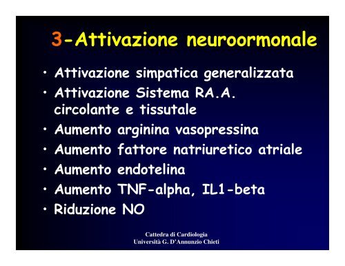 insufficienza cardiaca.pdf - Università Gabriele d'Annunzio