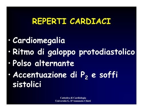 insufficienza cardiaca.pdf - Università Gabriele d'Annunzio