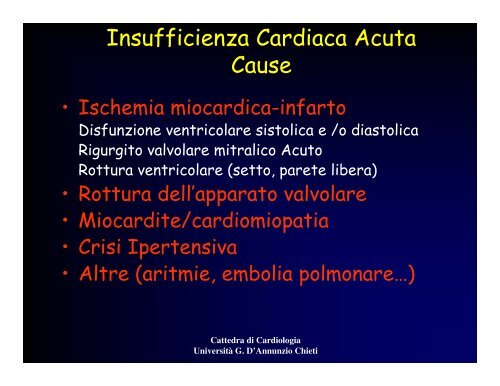 insufficienza cardiaca.pdf - Università Gabriele d'Annunzio