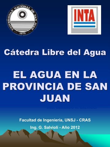 El Agua en San Juan.pdf - INTA