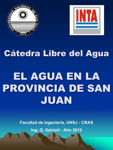 El Agua en San Juan.pdf - INTA