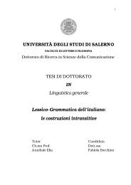 università degli studi di salerno