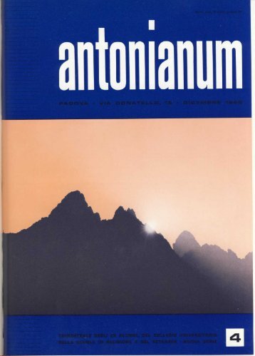 Dicembre '65 - Ex-Alunni dell'Antonianum
