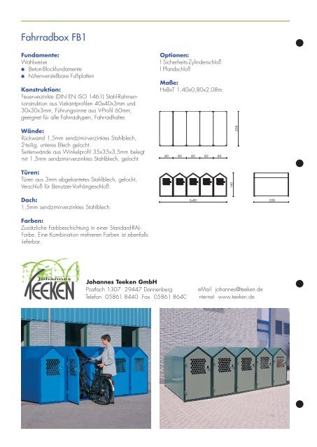 Fahrradbox FB1 - Johannes Teeken KG
