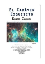 El Cadáver Exquisito - 7º Edición - Mayo 2013
