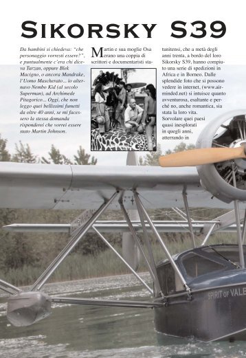 Sikorsky S39 - Home page di Paolo Severin