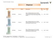  Serrentis Hotel Supplies - Hotel cosmetics – Our hotel guest amenities line Dispenser