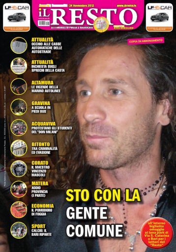 STO CON LA GENTE COMUNE - Il Resto