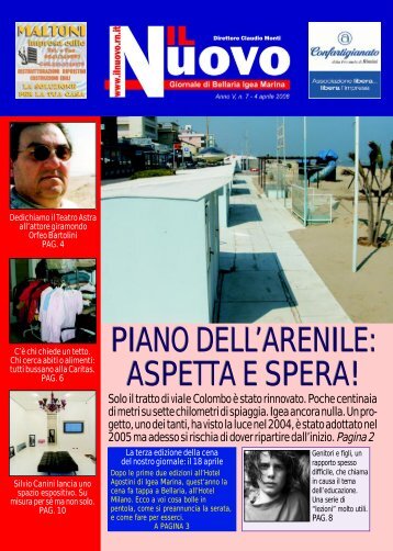 piano dell'arenile: aspetta e spera! - Il Nuovo