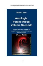 Antologia Pagine Ribelli Volume Secondo