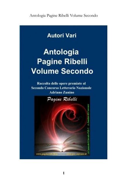 Antologia Pagine Ribelli Volume Secondo