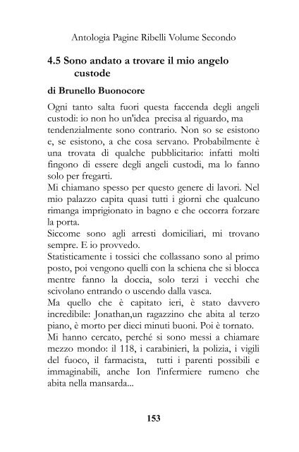 Antologia Pagine Ribelli Volume Secondo