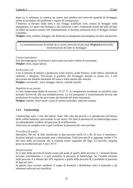 Manuale per la trasformazione del latte sulle alpi ticinesi - Agroscope