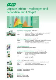 Grippale Infekte – vorbeugen und behandeln ... - Verlag A.Vogel AG
