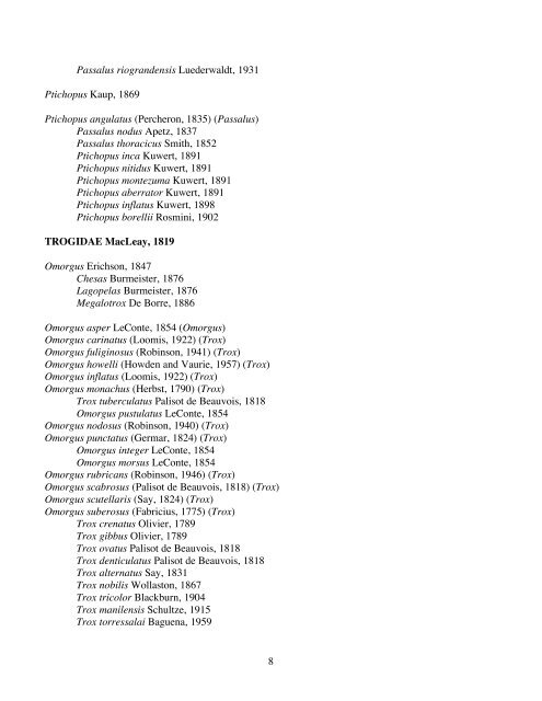 Download the Nearctic Scarabaeoidea checklist PDF file