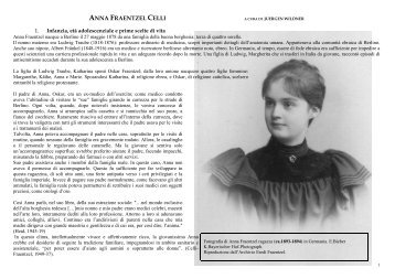 Anna Celli - Biblioteca Medica - Arcispedale S. Maria Nuova