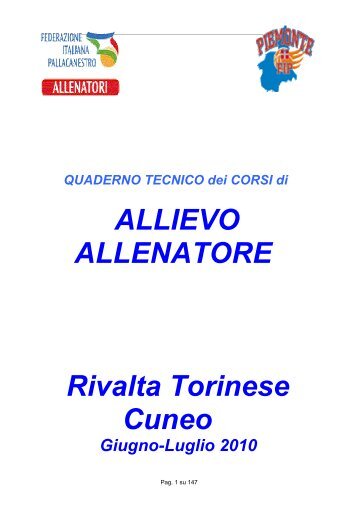 allievi allenatori - Federazione Italiana Pallacanestro