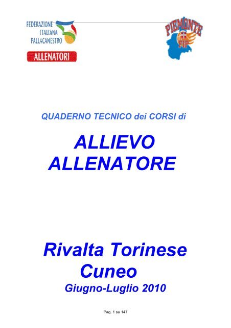 allievi allenatori - Federazione Italiana Pallacanestro