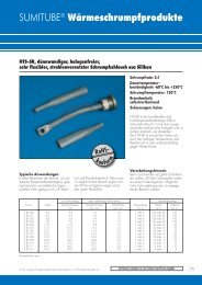 SUMITUBE® Wärmeschrumpfprodukte - Thulesius.de