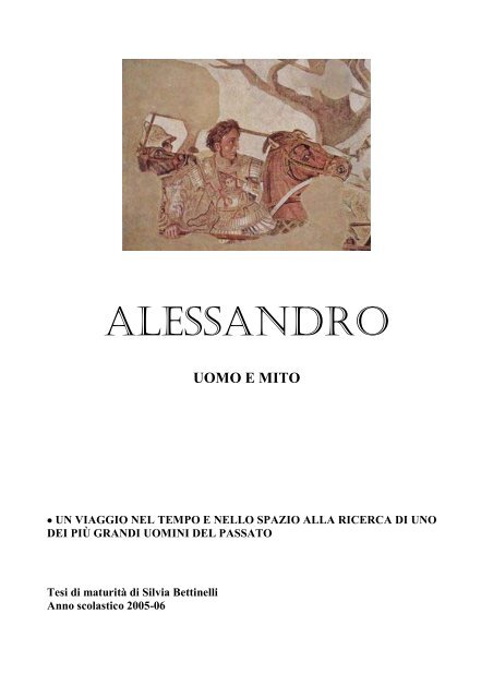 Alessandro Lettera Alla Scuola