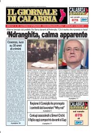 Il Giornale della Calabria/13 giu. 2007 - Tropea Magazine